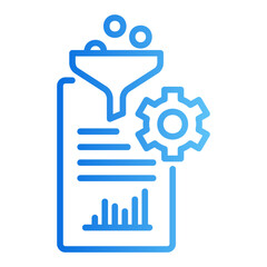 data gethring gradient icon