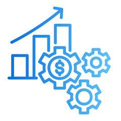 productivity gradient icon