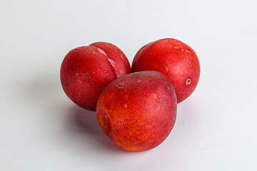 Ripe sweet juicy red plum