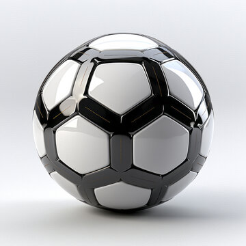 Futuristic soccer ball prototype