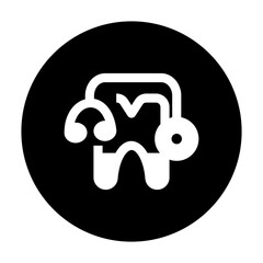 Dentist icon line style