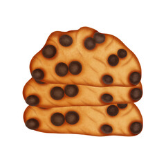 cookies isolated on white