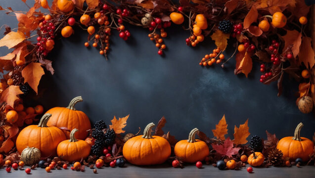 Festive autumn decor