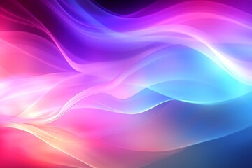 Fototapeta premium A colorful abstract representation of the flow of energy with.lines, shapes, and symbols of motion flowing in a.dynamic pattern.