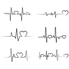 Heartbeat SVG, Heartbeat Svg Bundle, Heartbeat Silhouette,  Heartbeat Cut File