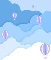 balloons in the sky wallpaper