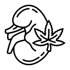 synthetic cannabinoids helps chronic kidney disease vector outline design, hallucinogen and stimulant symbol, thca and cbda sign, psychoactive nature drug stock, Smoking Weed Kidney and renal failure