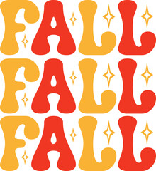 fall retro svg design bundle and eps file