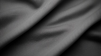 A close-up shot of black fabric created with Generative AI technology