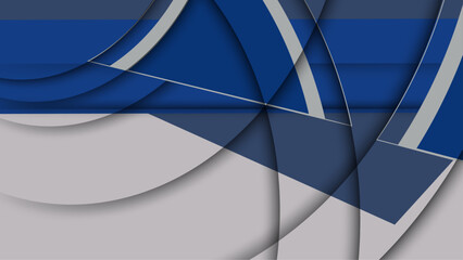 Modern blue and white gradient abstract geometric pattern design.