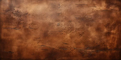 Deurstickers grunge brown leather texture for background.  © CreativeCreations