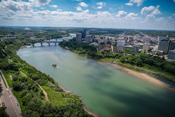 Urban Heartbeat: Downtown Saskatoon, Saskatchewan Skyline