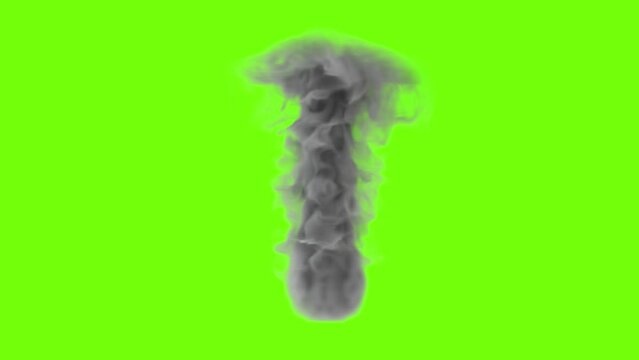 green caterpillar on a black background