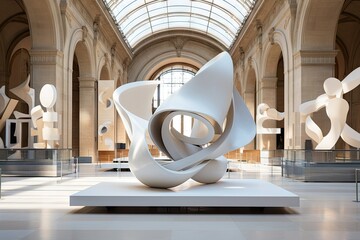 Louvres Modern Art Display