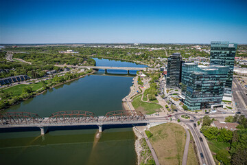 Urban Heartbeat: Downtown Saskatoon, Saskatchewan Skyline