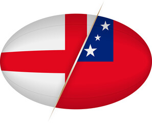 Rugby competition England v Samoa