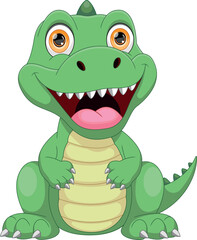 cute baby dinosaur cartoon