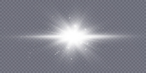 Abstract sun glare translucent glow with special light effect. Vector blur in motion glow highlights	