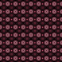 seamless background with hearts