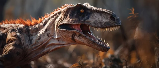 Poster tyrannosaurus rex dinosaur raptor © logoinspires