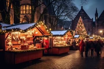 Nuremberg Christmas Market Glow