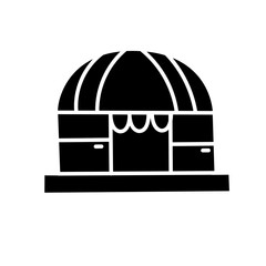 store silhouette icon