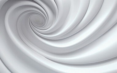 White swirls with a futuristic design, showcasing abstract planar art