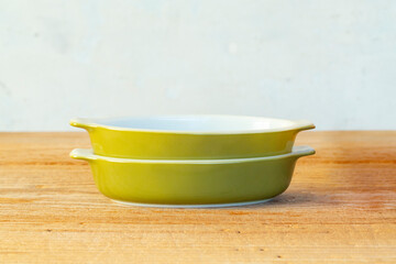 Old PYREX オールドパイレックス　グラタン皿　ヴィンテージ　ミルクガラス