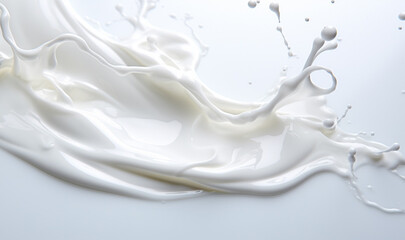 Fototapeta na wymiar splash of milk