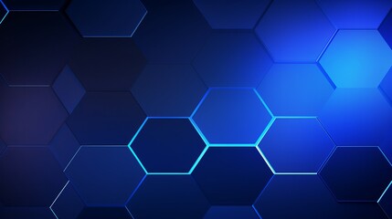 Geometric abstract background with hexagonal elements. Generative AI