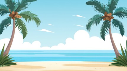 Design template for beach