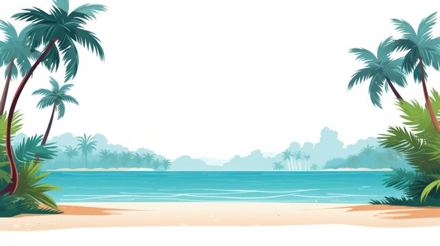 Design template for beach