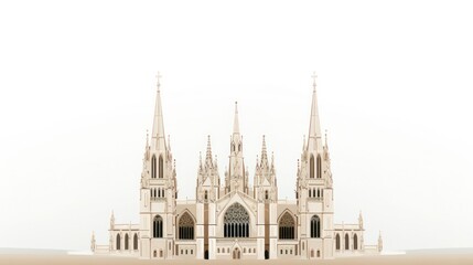 Naklejka premium design template for cathedral