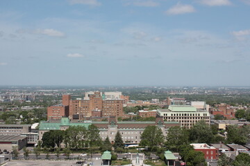 Vue Montréal depuis l'Oratoire St-Joseph, Mont-royal, Montréal