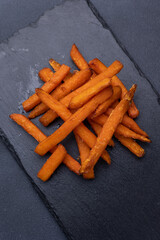 Delicious French fries, close up