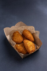 Delicious fried chicken, close-up 