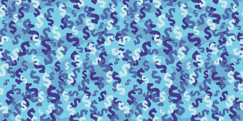 Trendy camouflage military pattern with dollar sign. Vector camouflage pattern for clothing design.