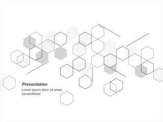 Presentation layout white abstract background template design.