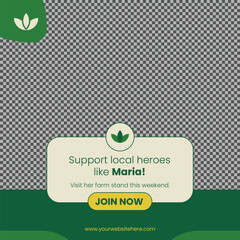 Agriculture Social Media Post Template