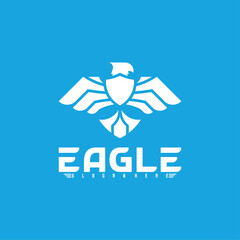 Eagle logo vector illustration design. creative design template