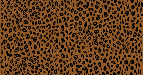 Seamless cheetah skin print pattern. Round motif texture design of leopard, cheetah. Leopard print for fabric