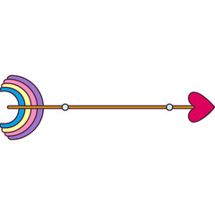 Rainbow arrow