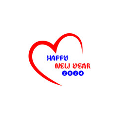 Happy new year typography signs. Vector Lettering Compositions collection. Set of Holiday design for greeting card.Happy newyear letters banner, vector art and illustration. can use for, landing page,