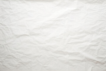 Fototapeta premium Artistic Texture for Design: Crumpled White Paper Background