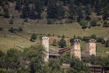 Fototapeta na wymiar castle in the mountains