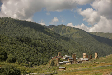 landscape in the mountains