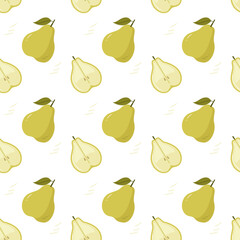 seamless pattern with pears