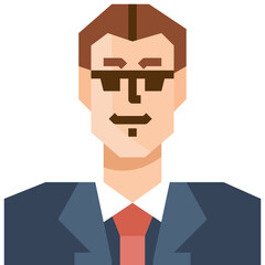 Businessman .flat icon design