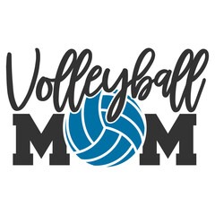 Obraz premium Volleyball Mom - Volleyball Illustration