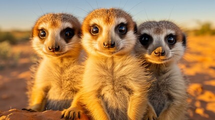 Fototapeta premium meerkat on the lookout